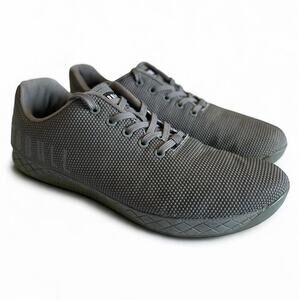 Nobull Superfabric Gray Sneaker Shoe Men 11 Gorpcore Workout Gym Running Lace-up